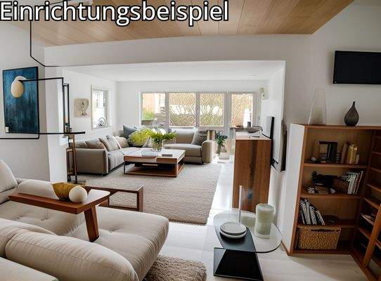 Blick ins Wohnzimmer