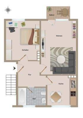 Grundriss - Erdgeschoss