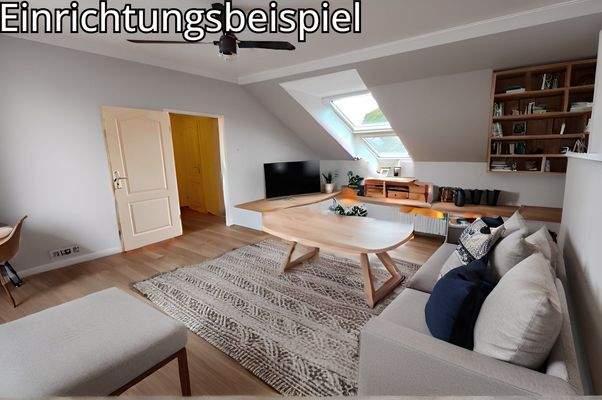 Dachgeschoss Einrichtungsbeispiel
