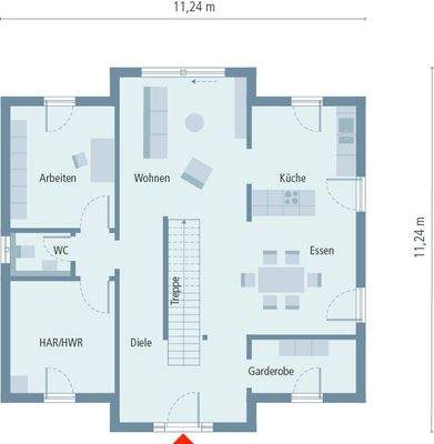 Grundriss Erdgeschoss