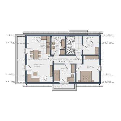 Grundriss Obergeschoss