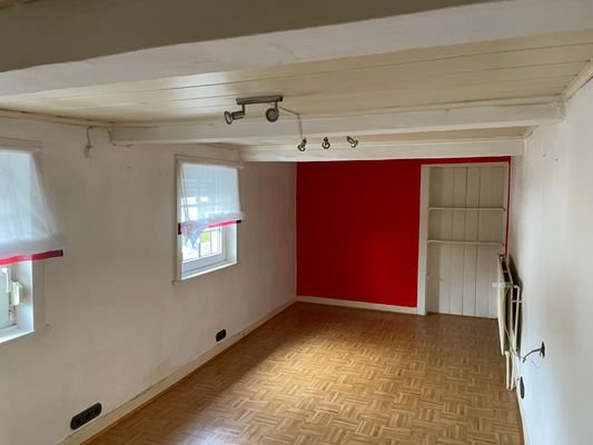 Schlafraum im Obergeschoss