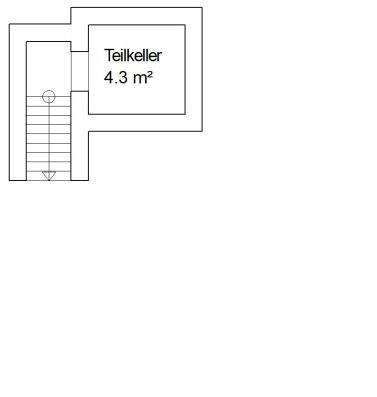 Grundriss Teilkeller