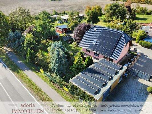 Ansicht Ost Grundstück