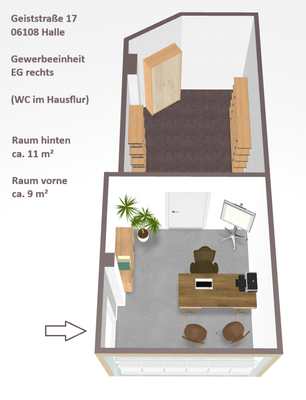 Grundrissskizze Geiststraße 17 Gewerbe EG rechts.p