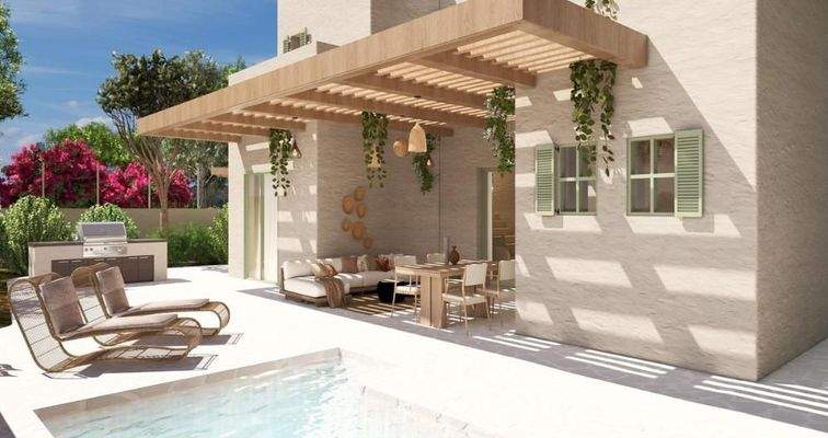 Kreta, Litsarda: Neubau-Projekt! Villa mit Meerblick zu verkaufen