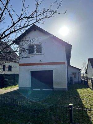 Außenansicht Rückgebäude &amp; Garten