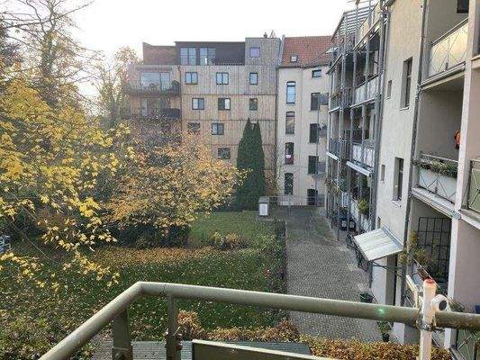 Blick vom Balkon Richtung Süden