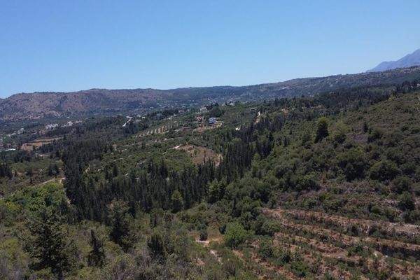 Kreta, Tsivaras: Grundstück in malerischer Lage mit Meerblick zu verkaufen