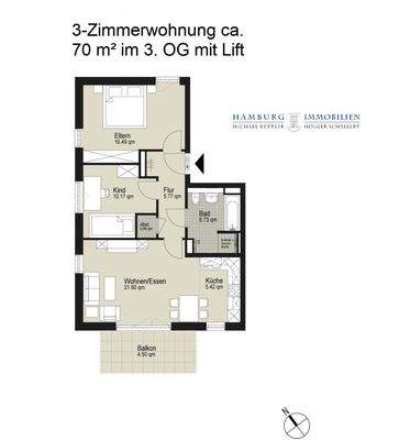 Grundrissskizze Leyen