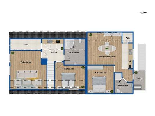 Grundriss Dachgeschoss