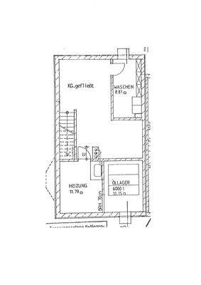 Grundriss Keller