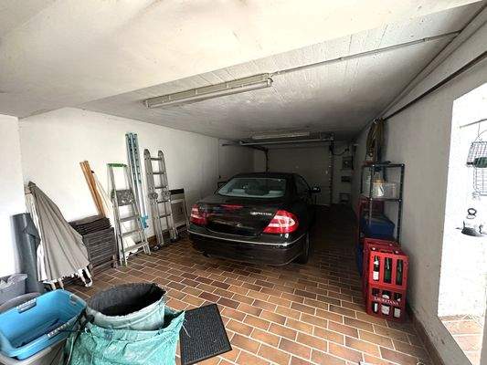 Blick in die Garage