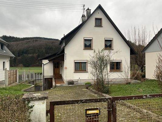 Frontansicht mit Hoftor