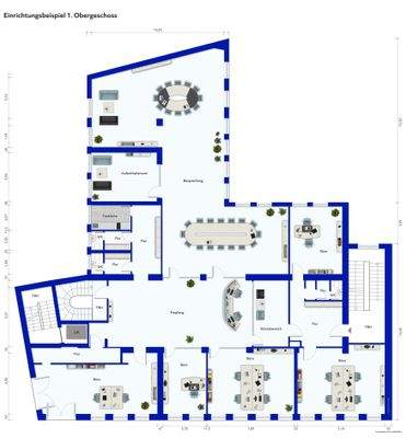 Einrichtungsbeispiel 1. Obergeschoss