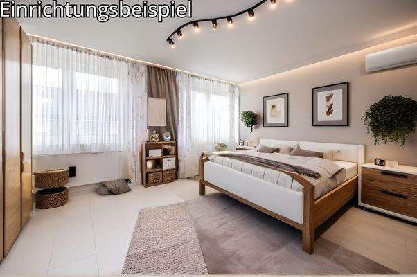 Einrichtungsbeispiel Schlafzimmer