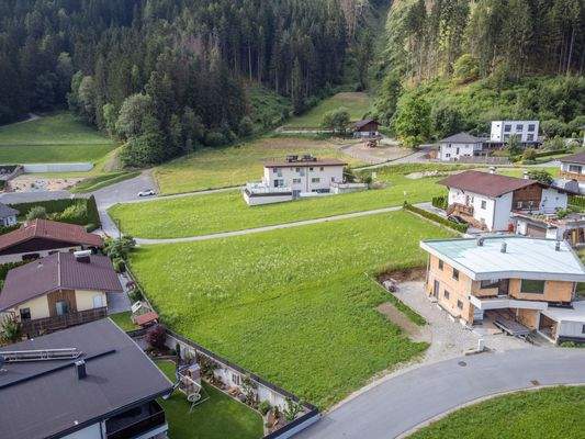 Ansicht von oben mit Blick nach Süden