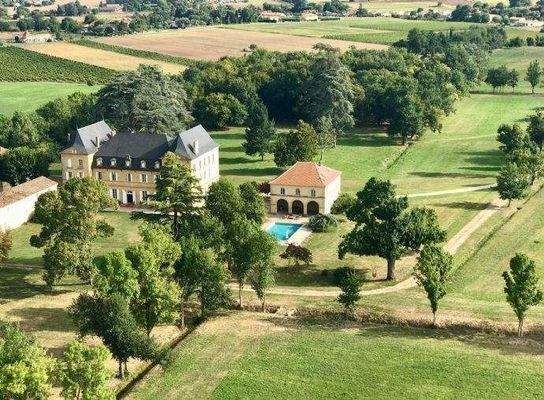 Anwesen aus der Luft