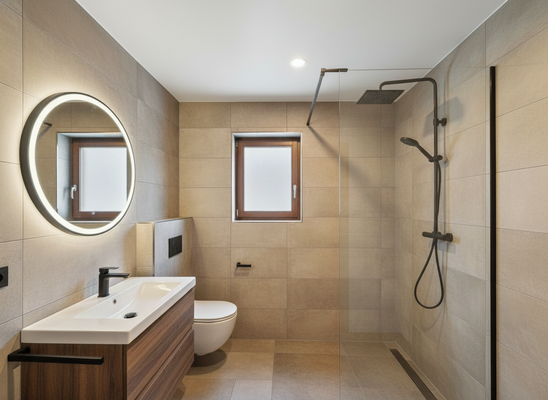 Bad mit Dusche EG (Visualisierung)