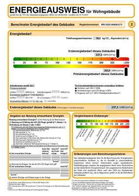 Energiebedarfsausweis