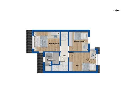 Grundriss 1. Obergeschoss