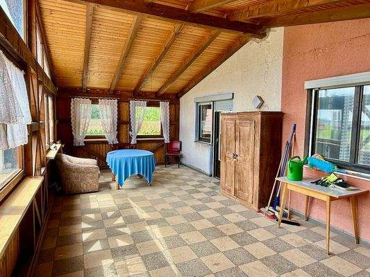 überdachter Freisitz