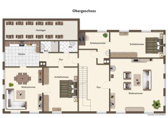 Grundriss Obergeschoss