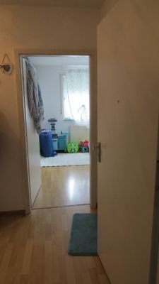 Blick  von der Haustür aus