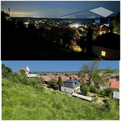 Traumblick über den Ort