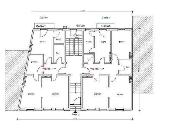 Grundriss Hochparterre