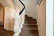 Treppengeländer mit Jugendstil-Art-déco-Einflüssen
