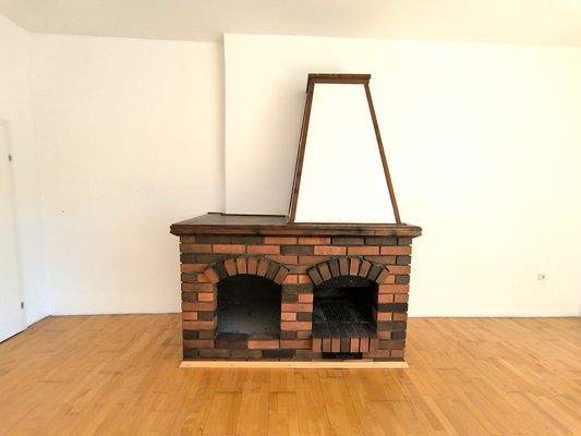 Gemauerter Kaminofen