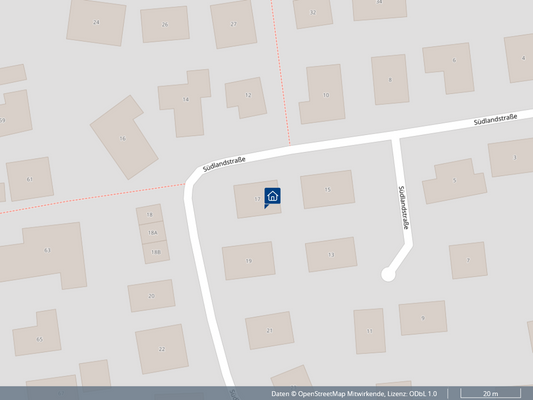 Eckgrundstück mit Nord-Eingang
