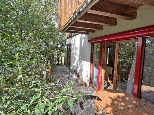 Terrasse am Wohnzimmer