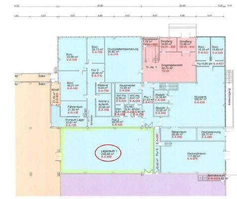 Lagerraum 1 steht zur Verfügung