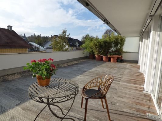 Sonnige Südwestterrasse