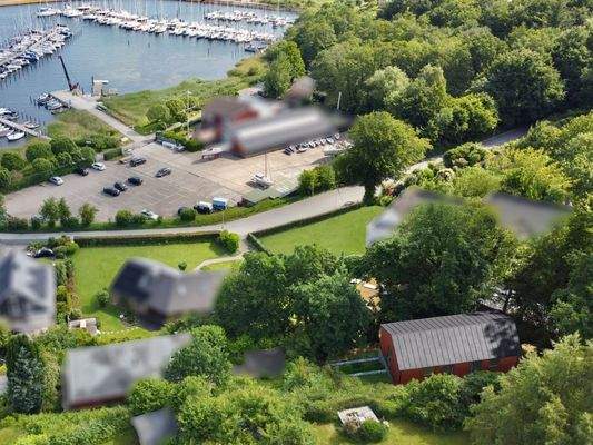 Blick auf den Yachthafen