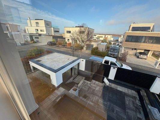 Blick Richtung See - Partyhaus