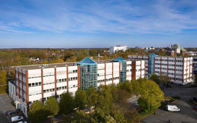 Außenansicht des Bürogebäudes