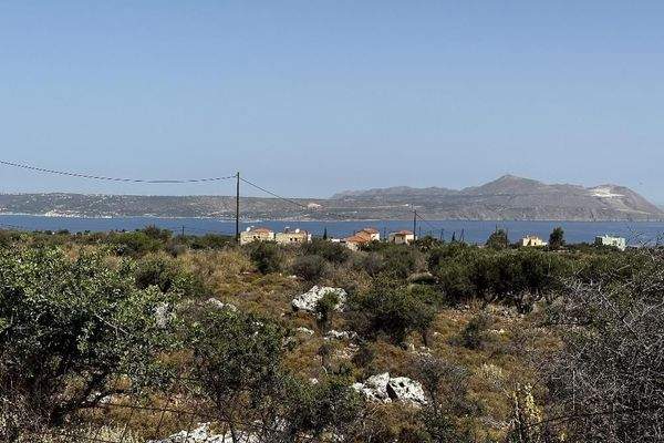 Kreta, Kokkino Chorio: Atemberaubendes 10.000 m² großes Grundstück mit Meerblick in Kokkino Chorio