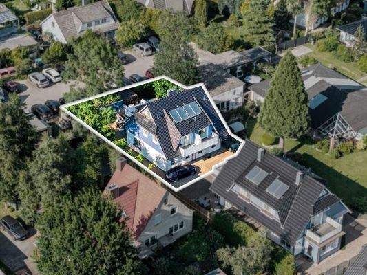 Vorderansicht markiert