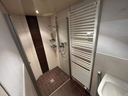 Bad mit Dusche im Erdgeschoss