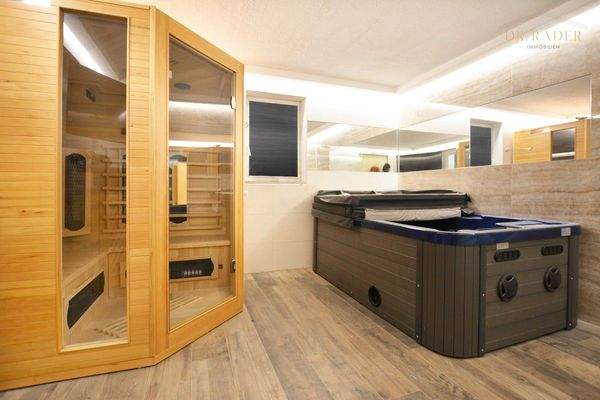 Wellnessbereich im Tierparterre