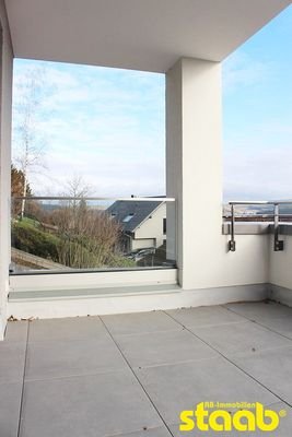 große Balkonfläche - Südausrichtung