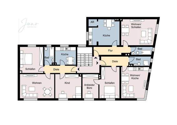 Grundriss 3. Obergeschoss