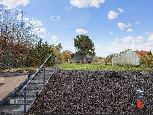 Blick auf den Garten