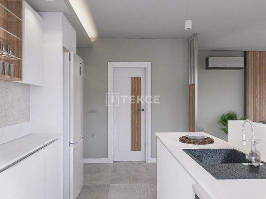 Flats Close to the Sea and Shopping Mall in Antalya Lara