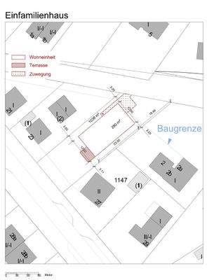 Mögliche Planung für ein Einfamilienhaus