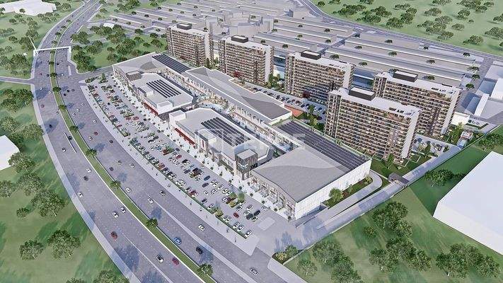 1-Bedroom Apartments in a Mall-Concept Complex in Ankara