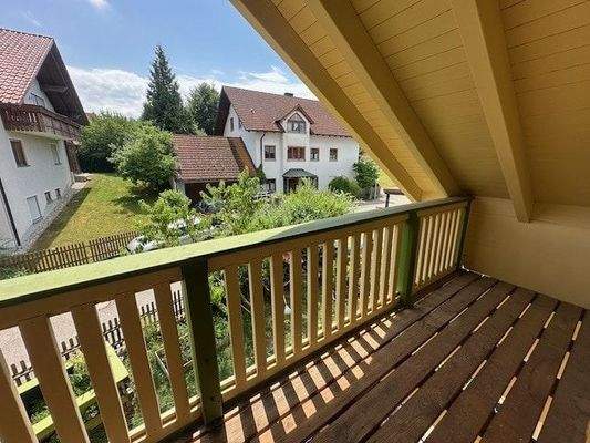 Balkon vor Schlafzimmer